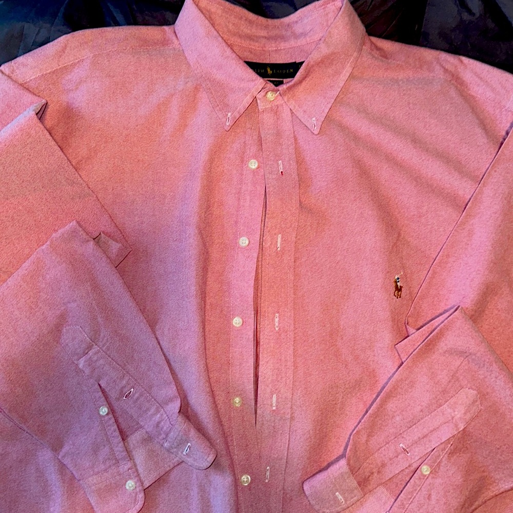 Big and Tall Ralph Lauren Polo - Classic Button Down Dress/Casual Shirt